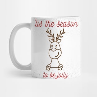 Christmas reindeer. Mug